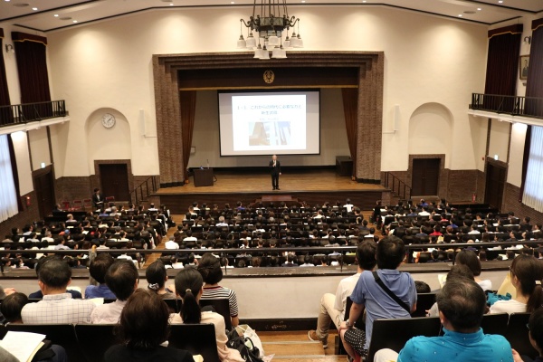 第1回学校説明会の様子