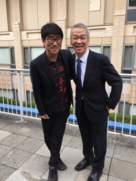 亀田誠治さんと杉山校長